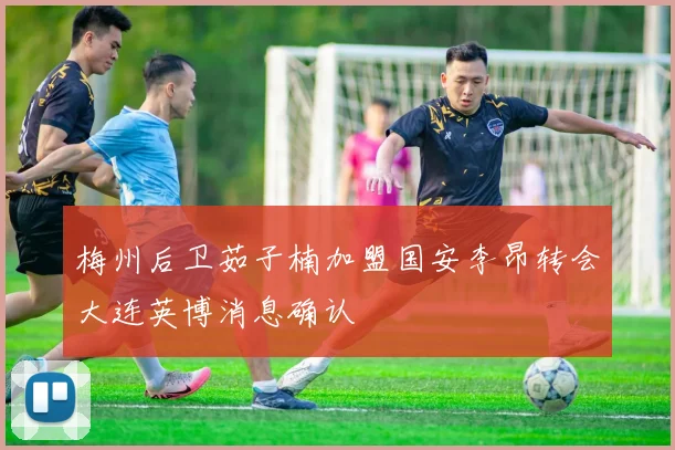 梅州后卫茹子楠加盟国安李昂转会大连英博消息确认