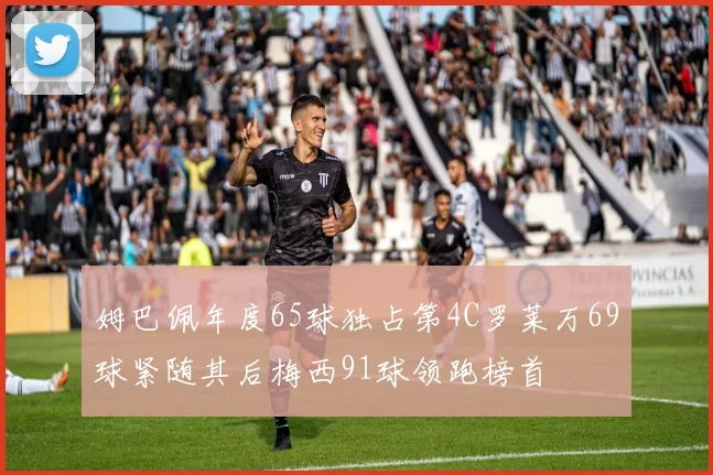 姆巴佩年度65球独占第4C罗莱万69球紧随其后梅西91球领跑榜首